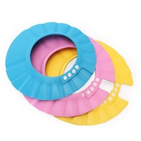 Hot selling Eco-friendly EVA safety baby shampoo cap plastic shower cap