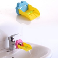 2018 new selling washing hand extender Sink Handle plastic tap water chute Faucet Extender for Child Kids