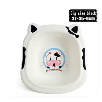 Big size cute cow washbasin large plastic basin