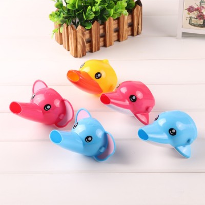 Hot selling dolphin kids water tap extender handing wash faucet extender