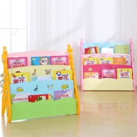 New design colorful plastic baby bookshelf/bookcase