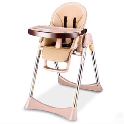 EN14988 PP+PU Cushion Plastic Material high chair,kids child dining chair,Metal Material and Chair Type baby high chairs