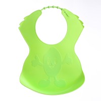 hot selling!soft baby bibs leafproof lovely TPE plastic kids bib