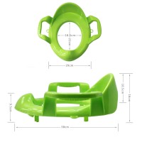 Portable kids toliet training seat plastic potty seat with handle