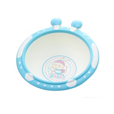 Small size cute little bee baby bath basin plastic children washbasin training