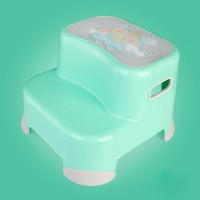 Baby children pp toilet 2 step stool, anti-slip plastic step stool