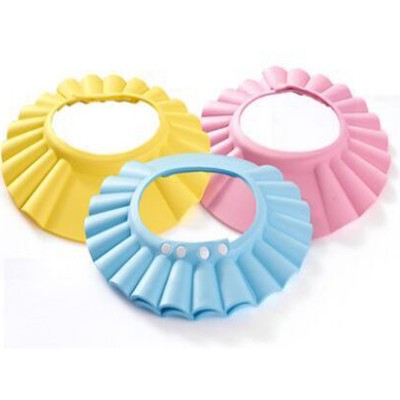 High quality baby waterproof bath shower cap/elastic bathing hat