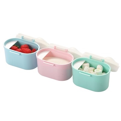 High Capacity Baby Milk Powder Container Melkpoeder Container Baby Food Storage Box Double Layer Infants Feeding Box For Newborn